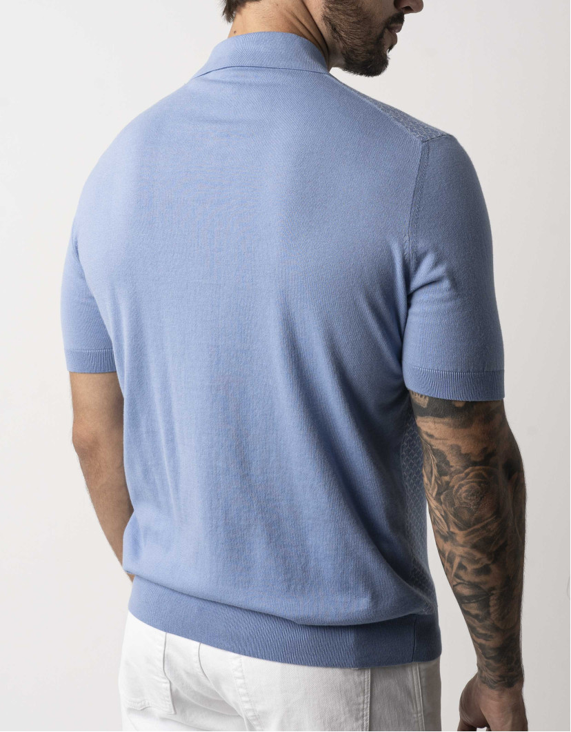 Castello d'Oro Mens T-shirt Polo 100% Cotton image